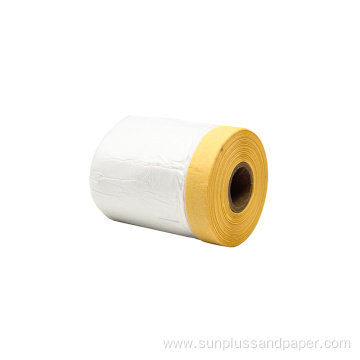 Automotive Pre-taped Masking Film Tape with Logo